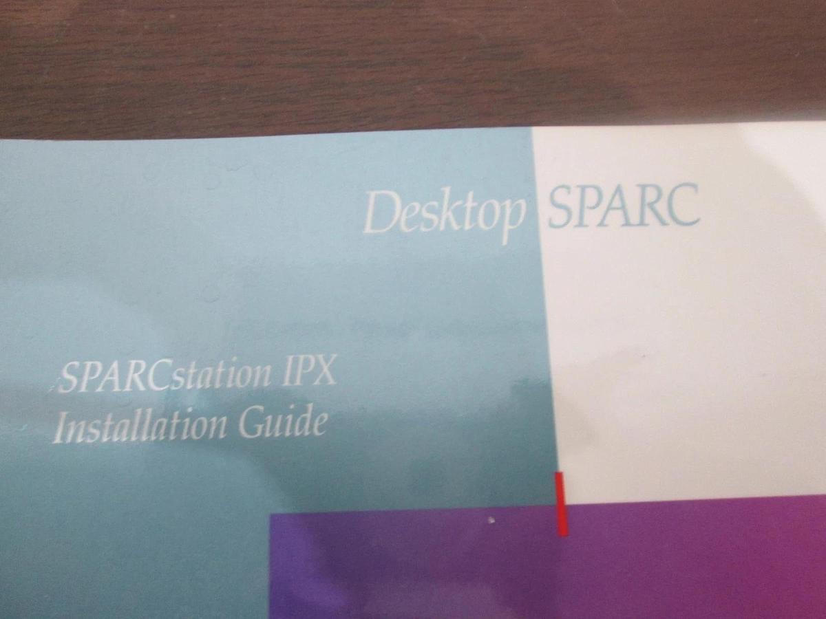 Used Sun, Desktop SPARCstation IPX, Installation Guide, New