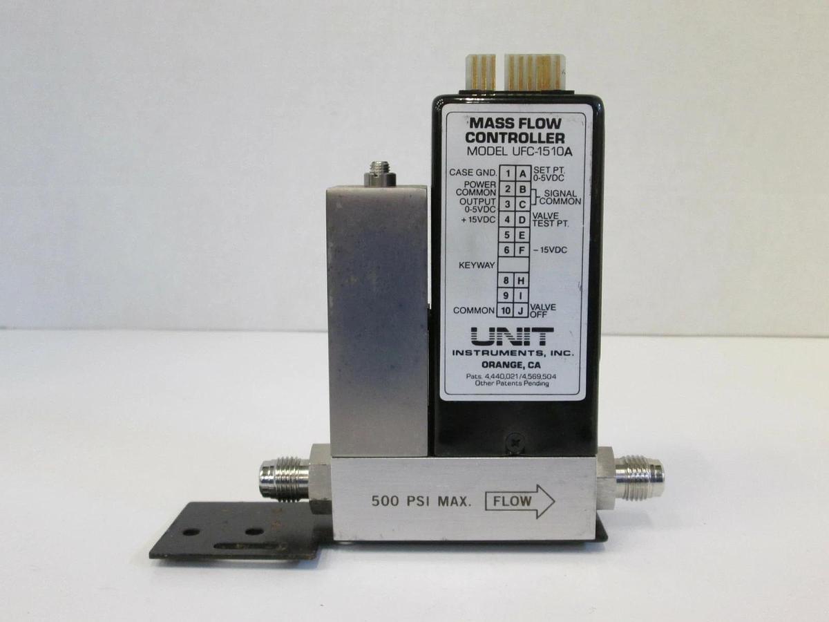 Used Unit UFC-1510A Mass Flow Controller MFC, O2, 15 SLM, 1/4" Male