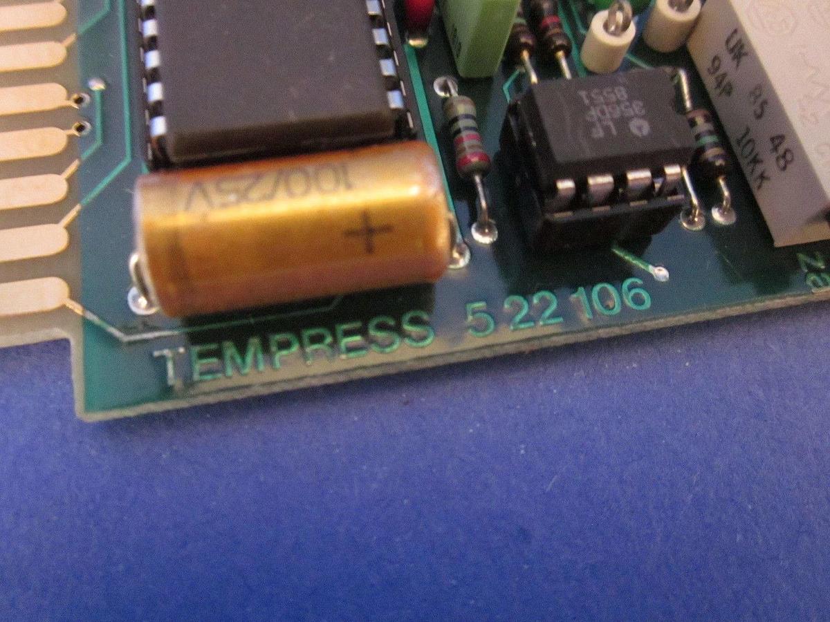 Used Tempress 5 22 106 Analog I/O Card PCB 7.01.075, Used