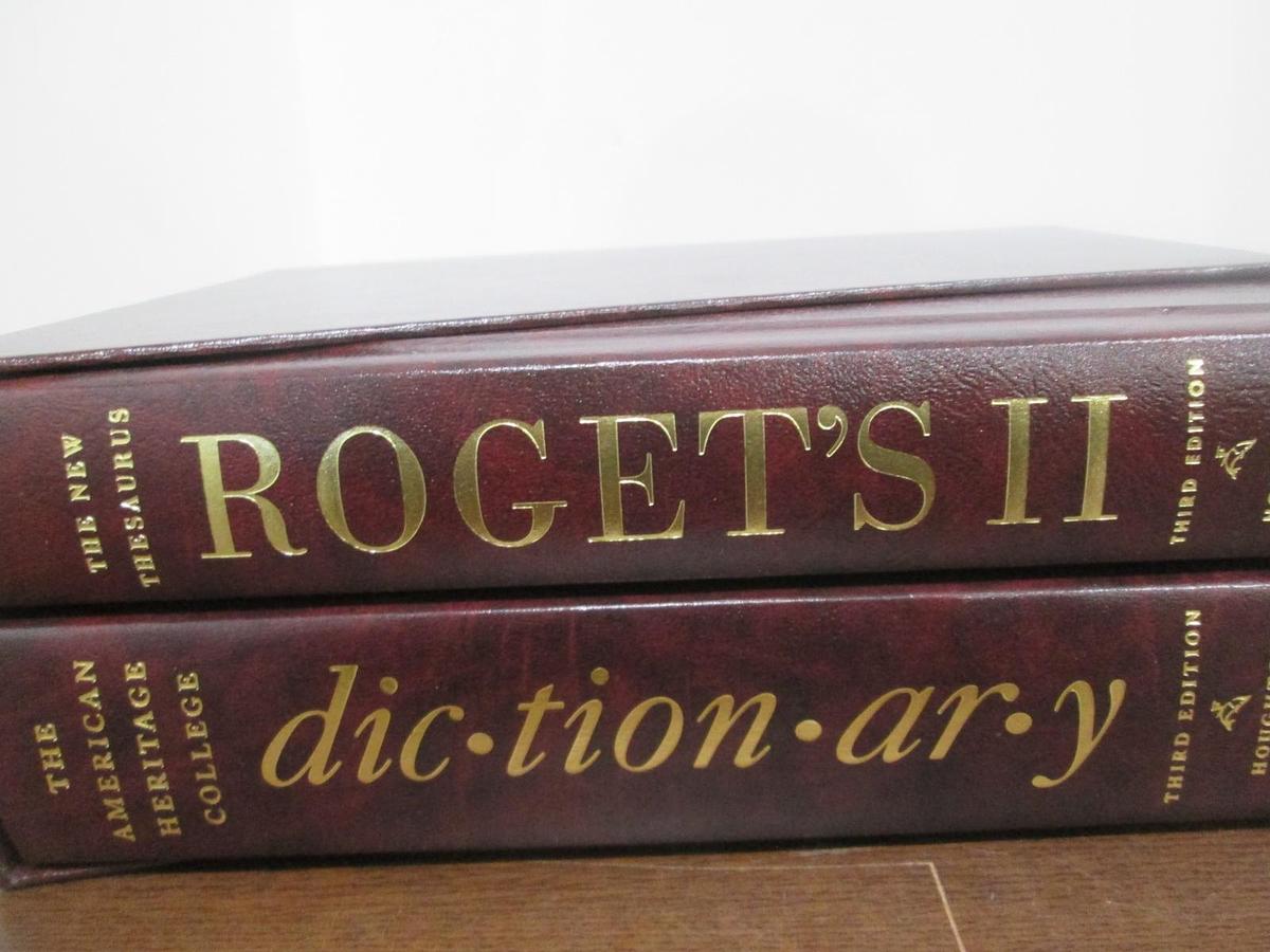 Used The American Heritage College, Dictionary/ Rogets II, Third Edition, New