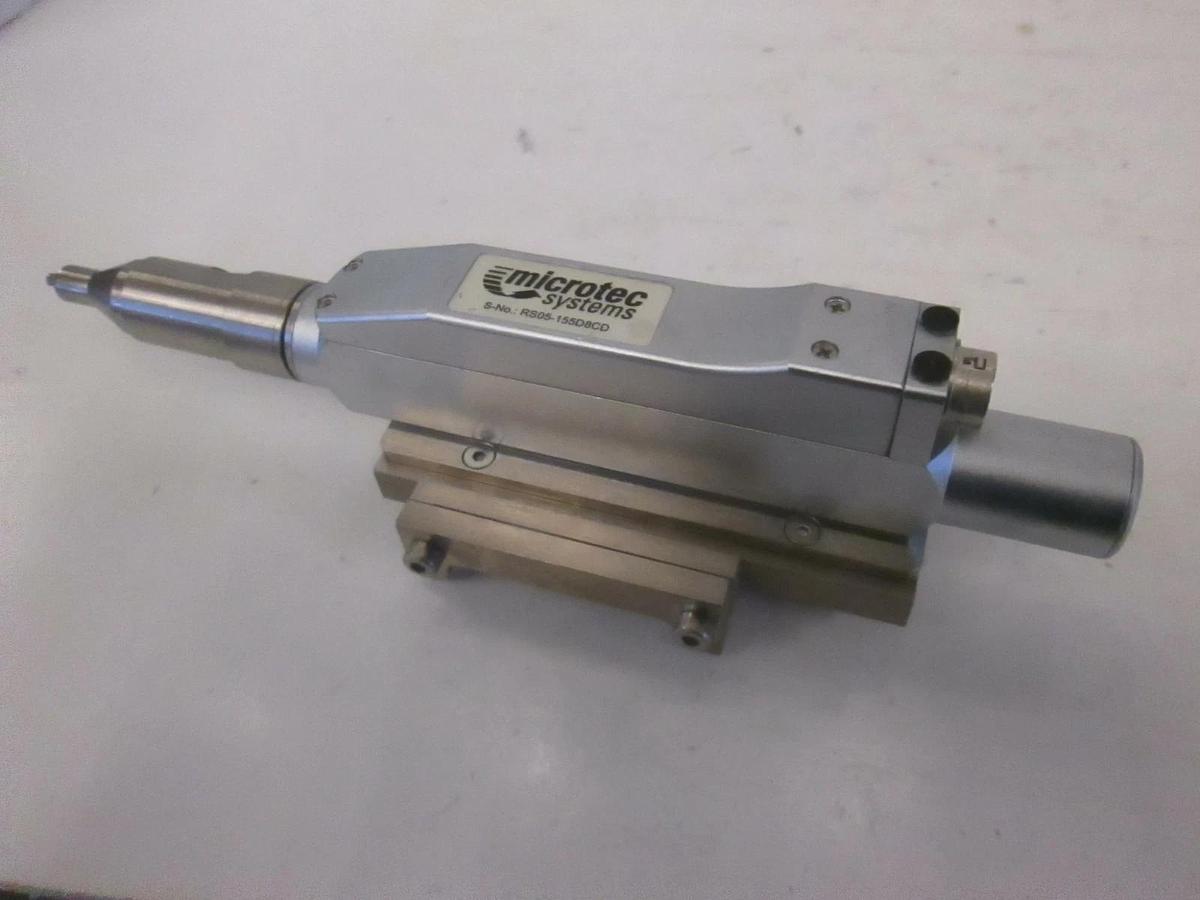 Used Microtec Systems, RS05-155D Microdrive RS Transducerized Screw Tightening, Used