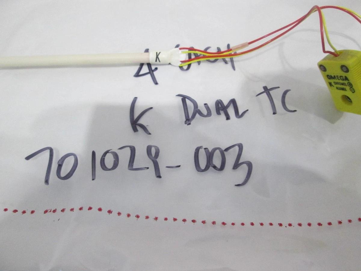 Johnson Matthey, 2KC2-A4, Type K Dual Thermocouple, New