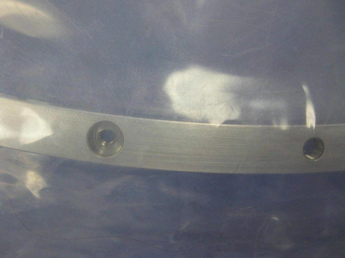 Used TEL Tokyo Electron Metal Ring 1, 25" OD / 24.125" ID, Cleanroom, cleaned 1 time