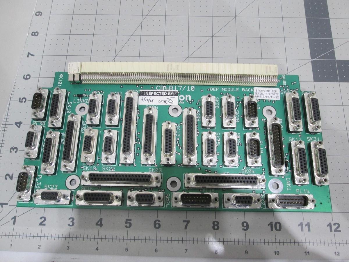 Used CB4817/10, Backplane DEP PCB Assy, Used