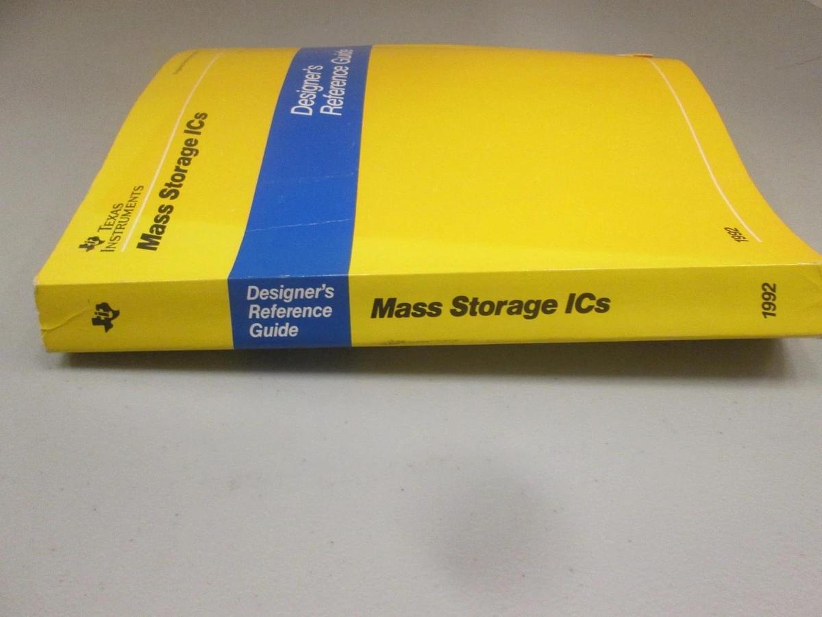Used Texas Instruments, Mass Storage ICs, Designers Reference Guide, Used