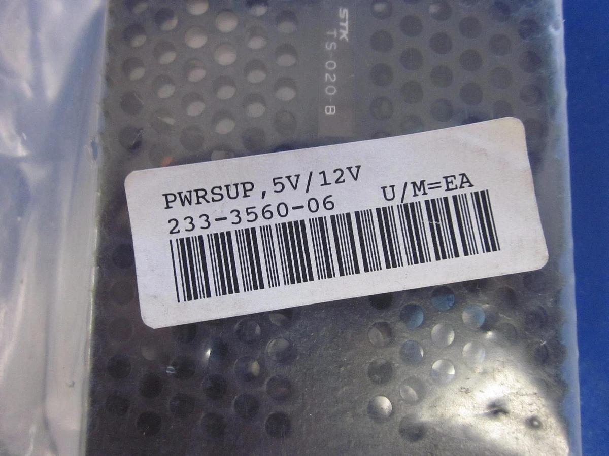 Used Lam Research STK 233-3560-06 Adj Power Supply, 5V, 2A, 12V 0.3A, -12V 0.1A