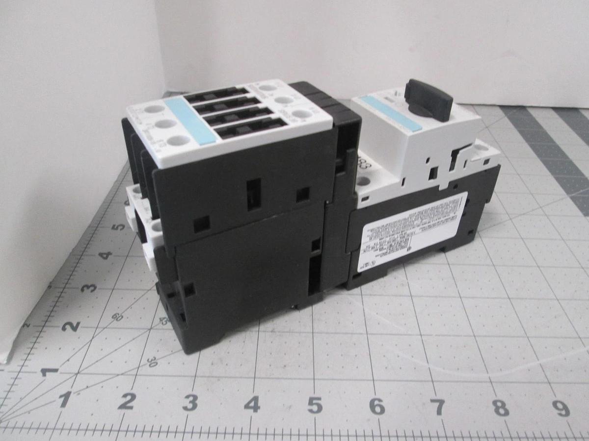 SIEMENS 3RV1021-4DA10, Circuit Breaker for Motor Protection w/ Contactor, New