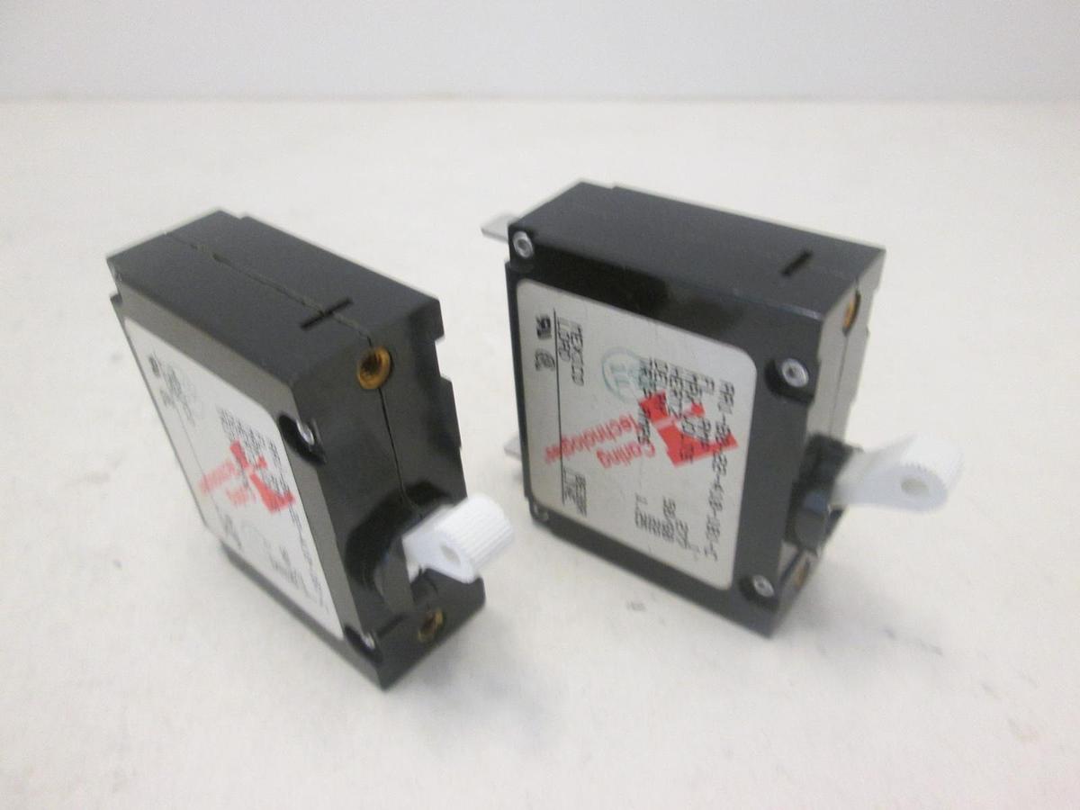 CARLING SWITCH INC, AA1-B0-22-410-1B1-C, BREAKER,1AMP,25VAC, New, Lot of 2