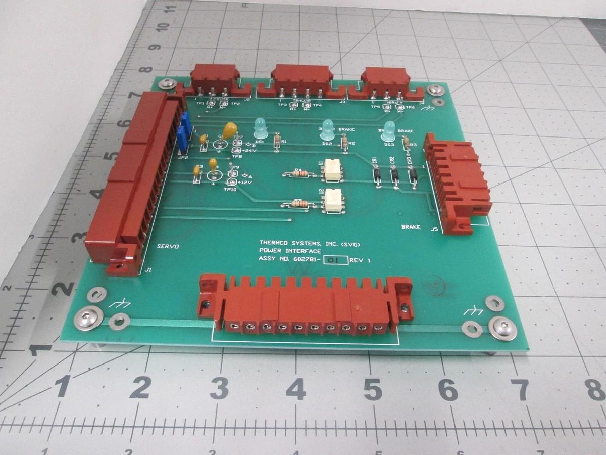 Used SPT Micro SVG, 602781-01, Power Interface PCB Assy, Used