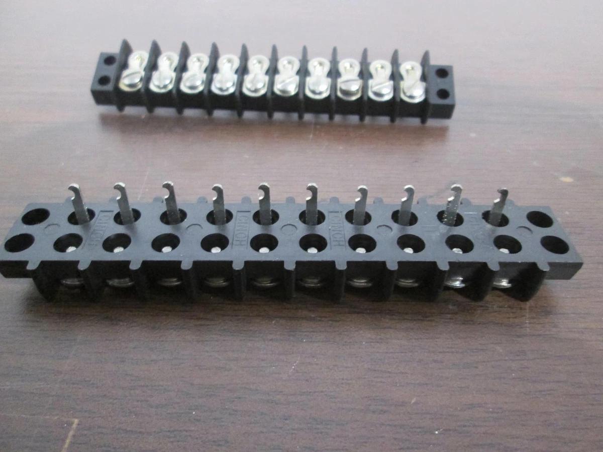 Used Cinch, 10 Position, Terminal Block, Used, Lot of 2