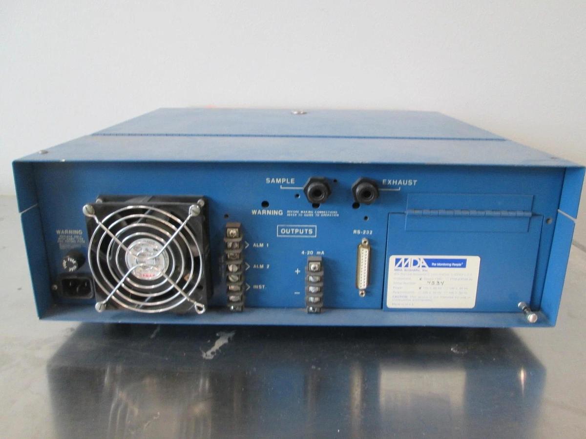 Used MDA Scientific, Series 7100, Toxic Gas Monitor, 110V, 60Hz, Used