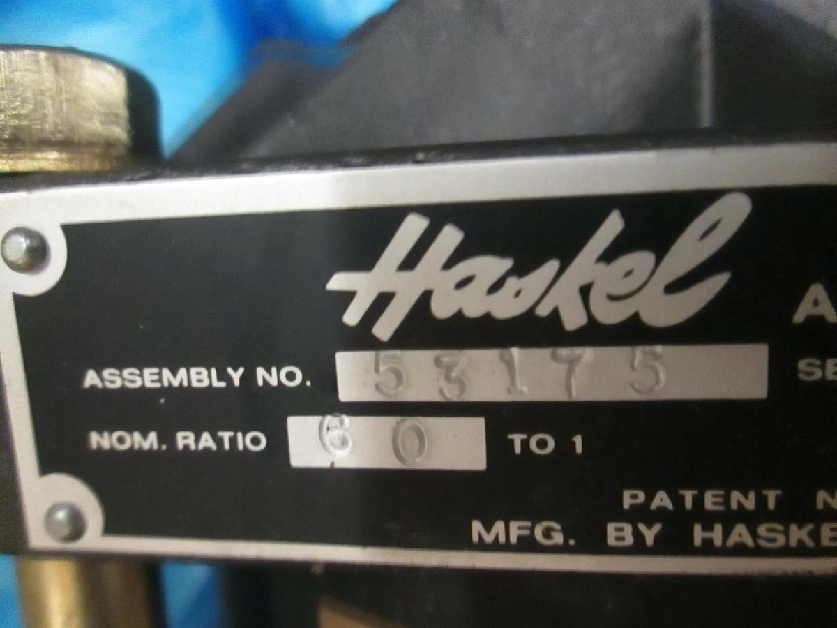 Haskel Air Driven Fluid Pump, 53175 NIB, Gasonics Hipox reactor pump
