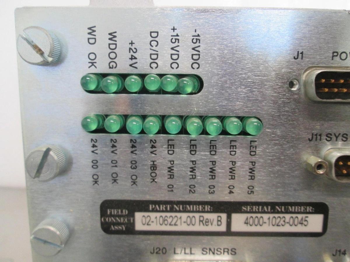 Used Digital Dynamics, SIOC, WTS1 Field Connector Module, 02-106221-00, Used