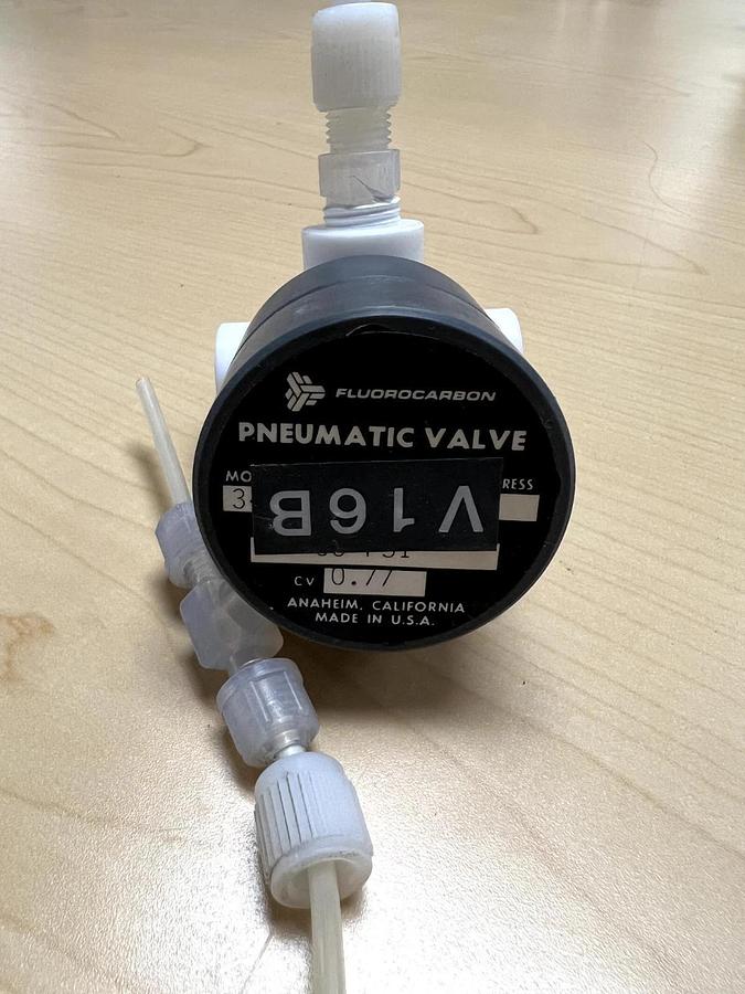 Used Flurocarbon Pneumatic Valve V16B cv 0.77