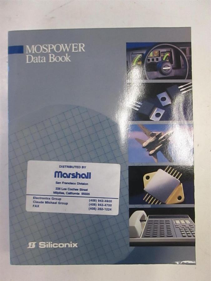Used Siliconix MOSPOWER DataBook 1988, Used