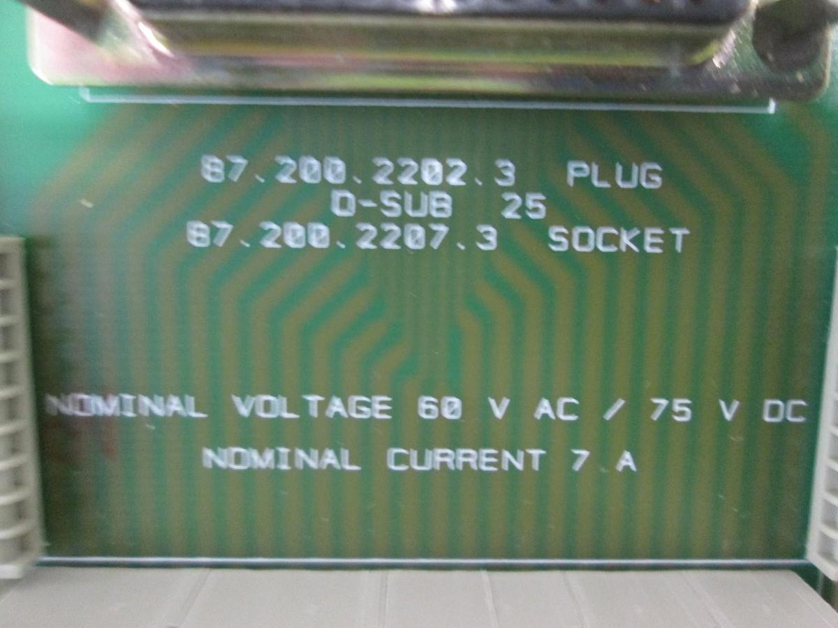 Used Wieland Bamberg, 87.200.2202.3, D-Sub Conversion Module, New