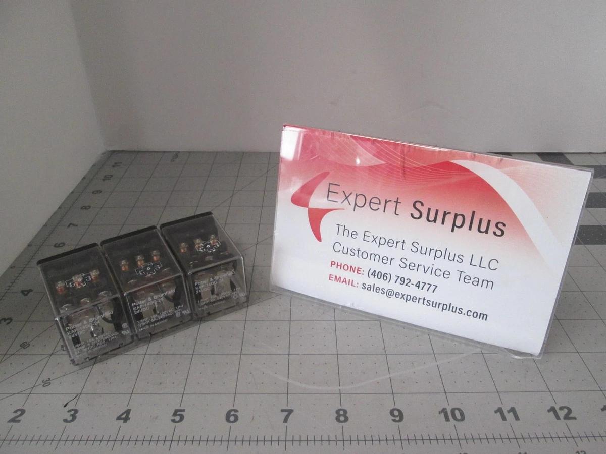 Potter & Brumfield, KAP-14DG-24, 24VDC Relay, New, Lot of 3