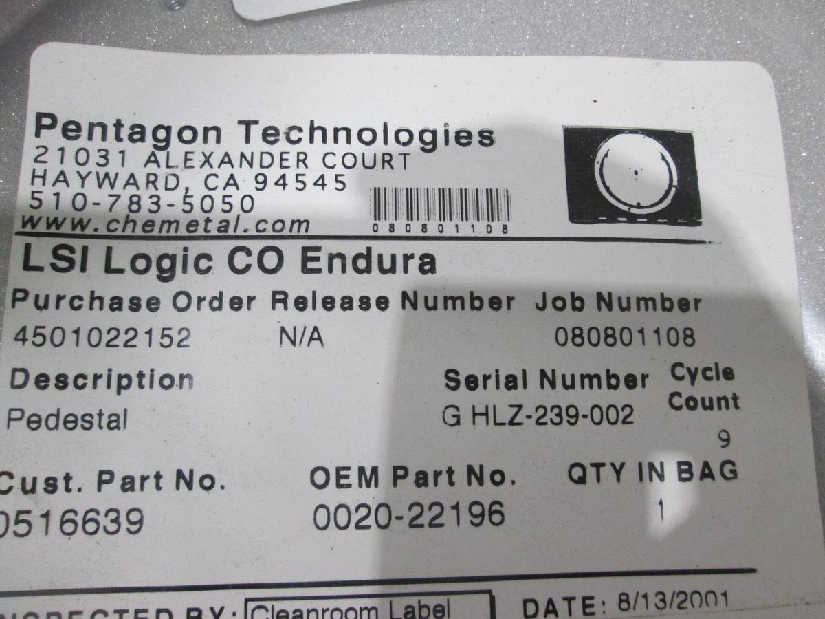 Pentagon Technlogies, LSI Logic CO Endura, 0020-22196, Pedestal, New