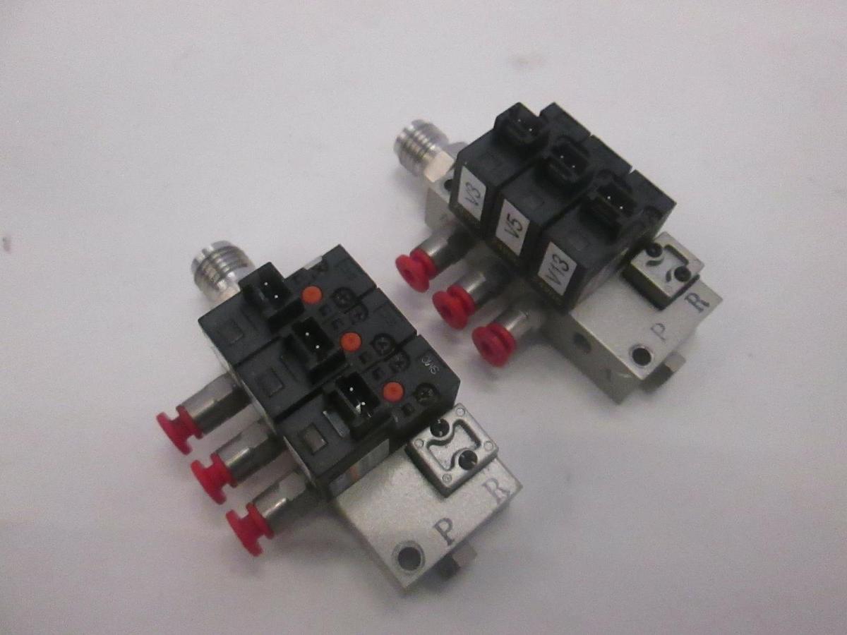 Used SMC, Solenoid Valve Assy, NVJ114Y, Used, Lot of 2