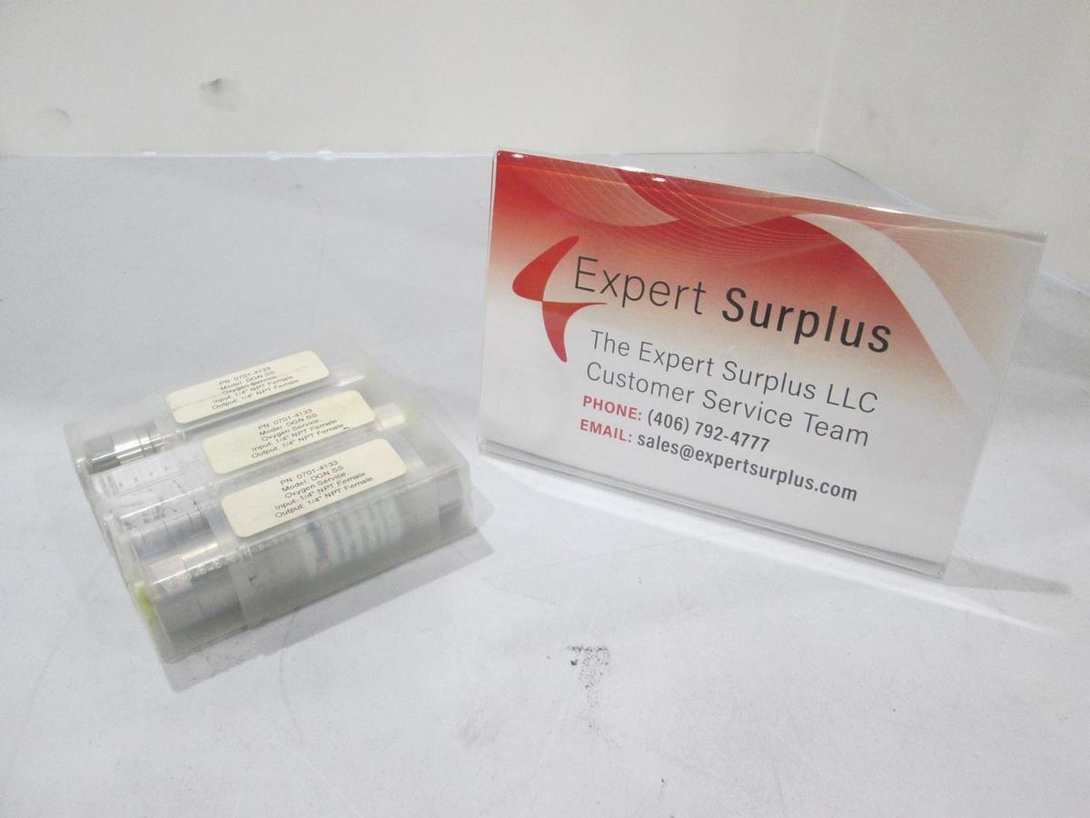 SuperFlash, Flash Arrestor and Check Valve, DGN SS, Oxygen, New, Lot of 3