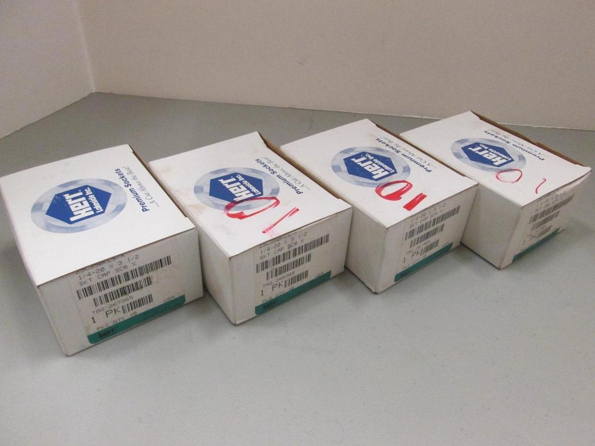 Used Kerr 1/4 - 20 x 3 1/2  Socket Head Cap Screw, Lot of 40 Pieces