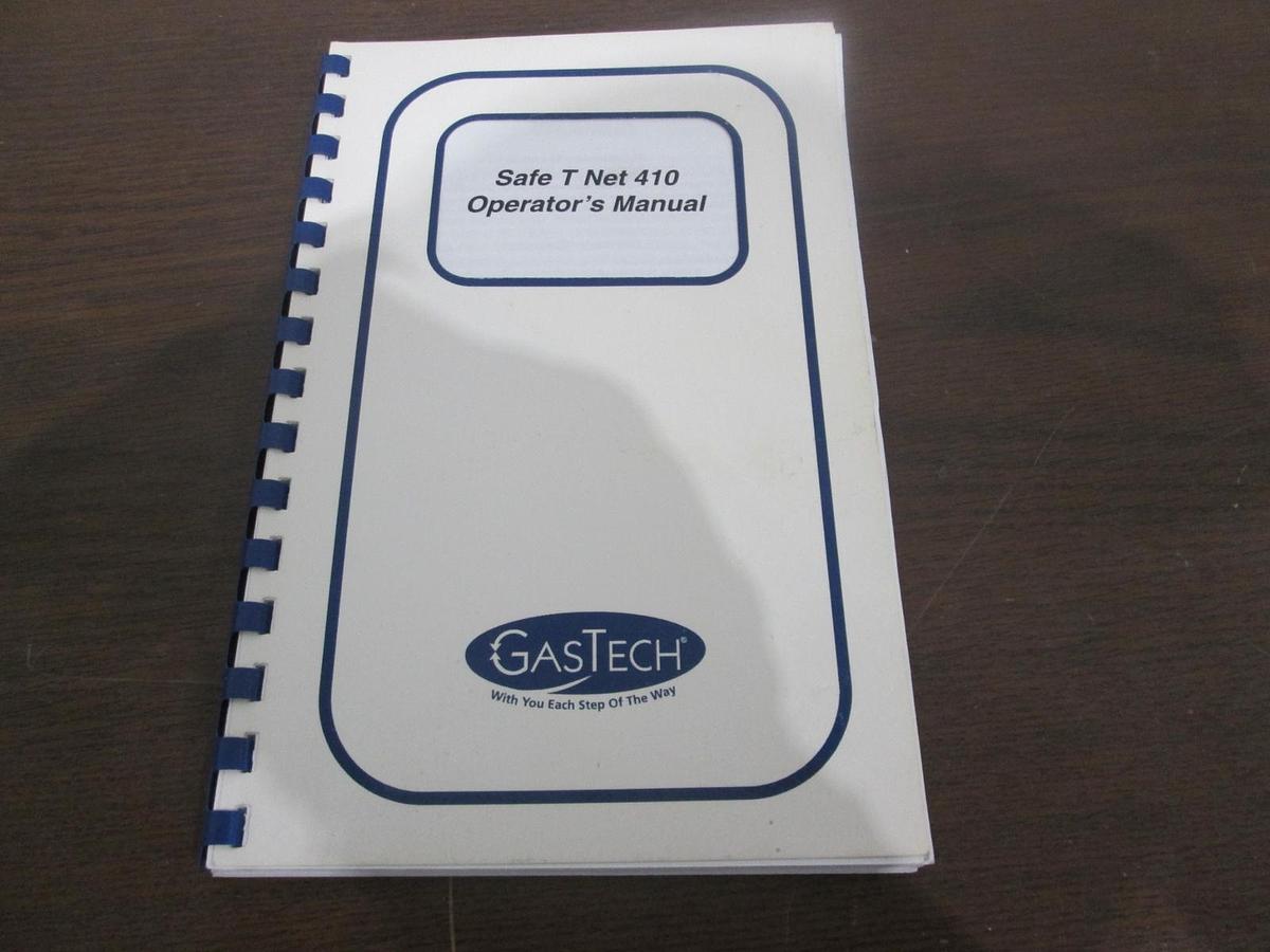 Used GasTech, Safe T Net 410, Operators Manual, 71-0014-Rev B, Used