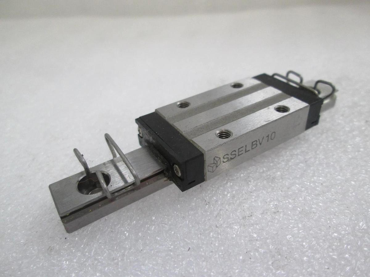 Misumi, SSELBV10, Linear Bearing Block w/ Slide Rail, New