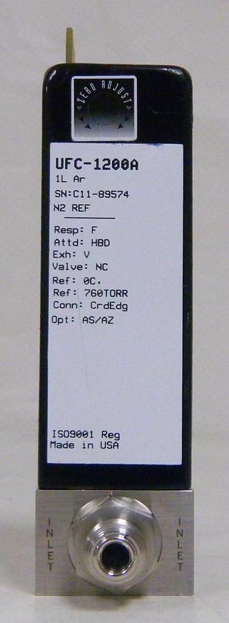 Used Unit UFC-1200A Mass Flow Controller, Gas- AR, Range- 1 L, Used