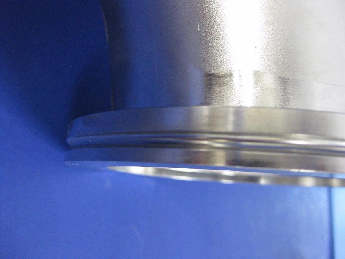 Used HPS Stainless Steel ISO-100 / 6.5" CF Vacuum Pipe Weldement w/ 4 Ports NW40, NW5