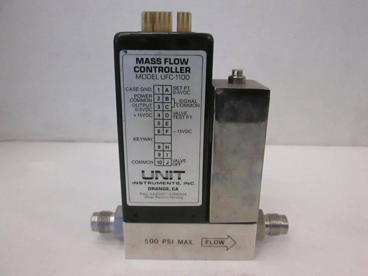Used Unit UFC-1100, Mass Flow Controller, 50 SCCM, He, Used