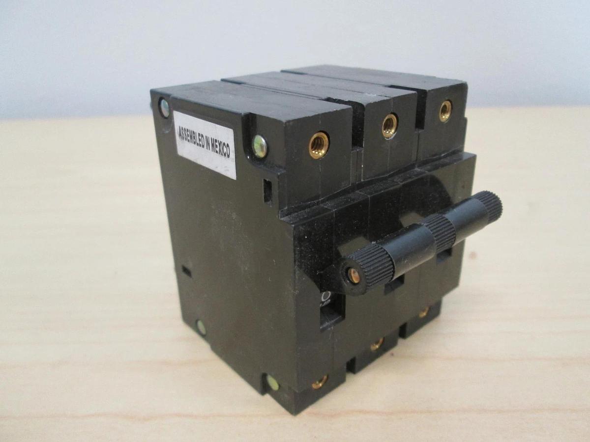 Used Heinemann, AM3-AB-A-0010-10E, 3 Pole Circuit Breaker, 250V, 10A, Used