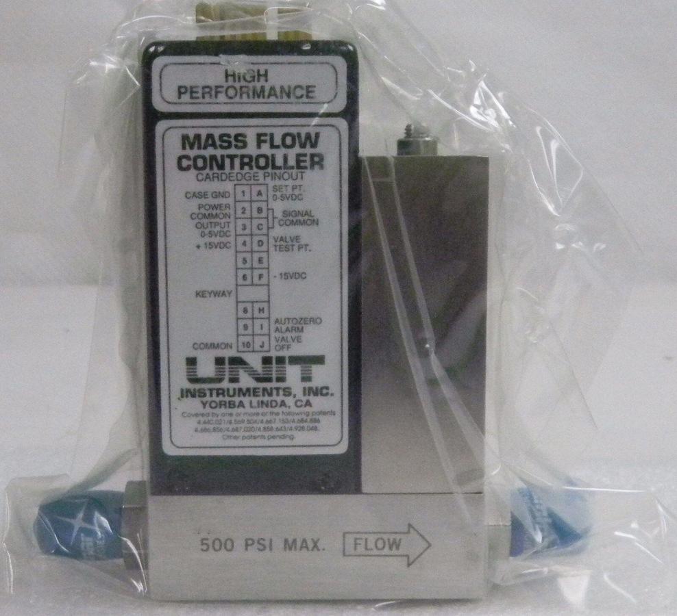 Used Unit UFC-1200A, Mass Flow Controller, Gas- HCL, Range- 500 SCCM, 1/4" M I/O VCR