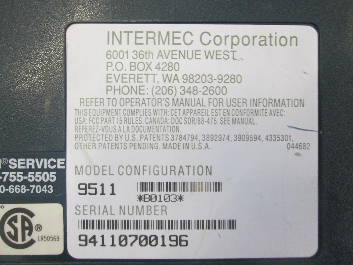 Used Intermec Corp., Model 9511, Transaction Manager, Used