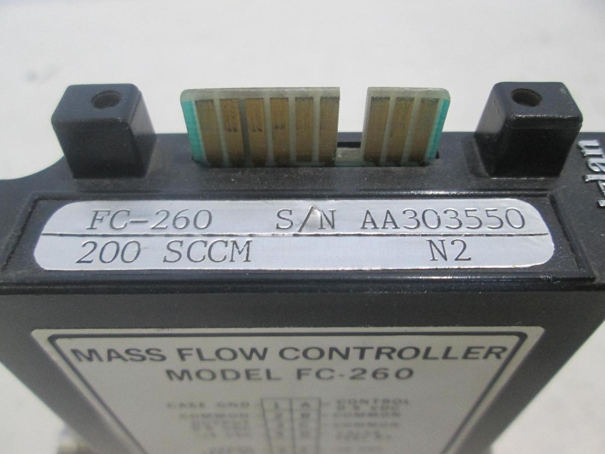 Used Tylan, FC-260, Mass Flow Controller, 200 SCCM, N2, Used