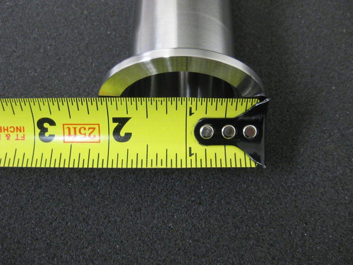 Stainless Steel Vacuum Tube Weldment, TEE NW40 Flange and NW16 Flange, New