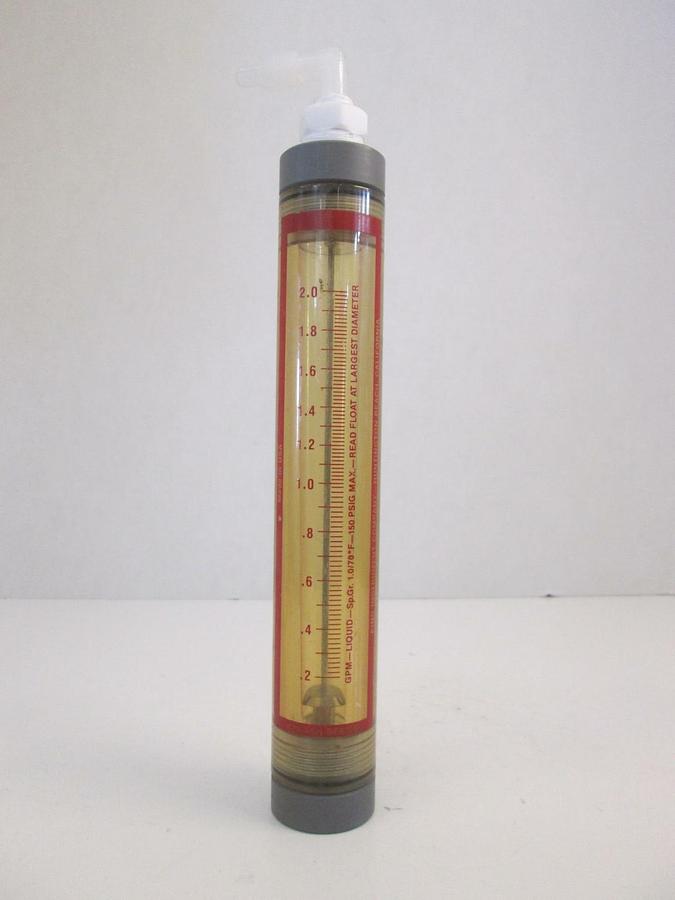 Used King Instrument Tube Flow Meter, K72-5/1, Used