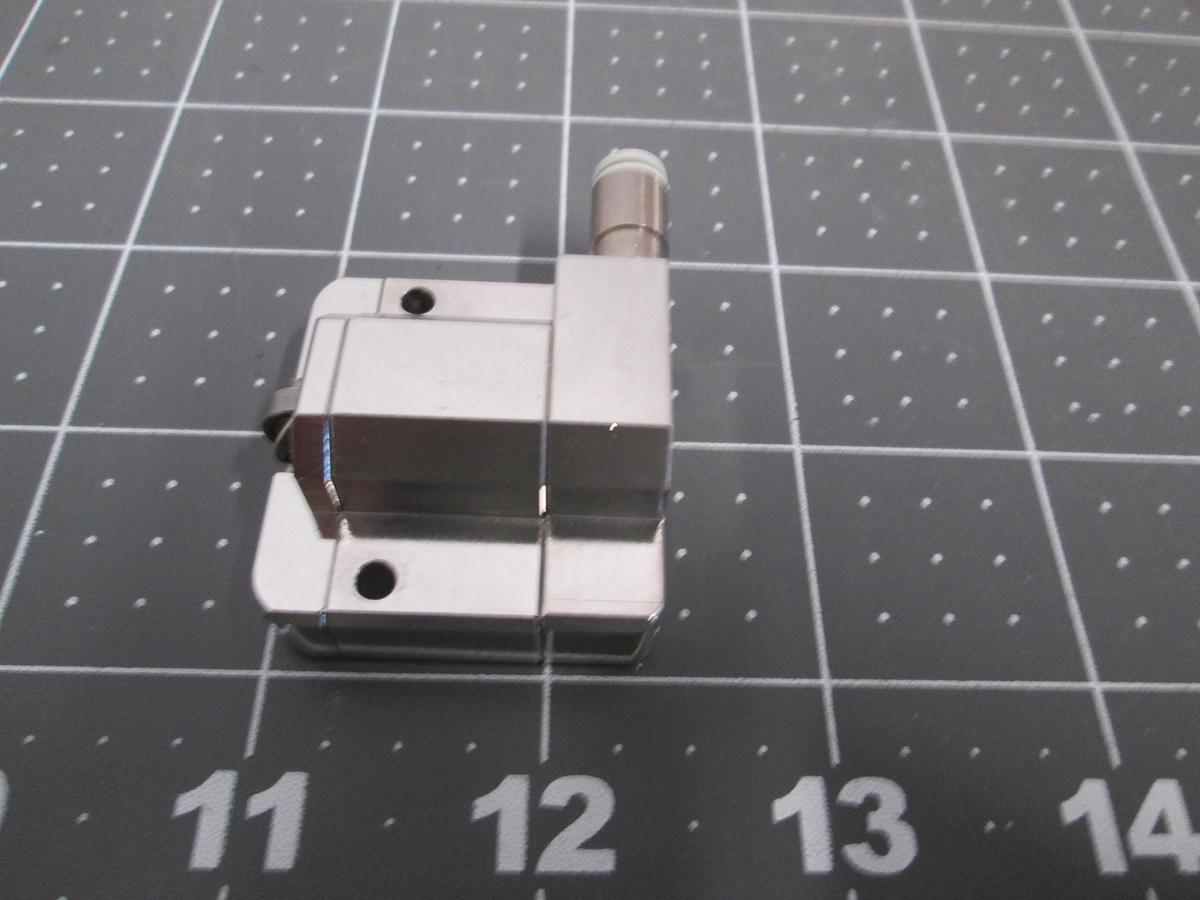 Used OEM Semiconductor Gas Manifold Block Valve Assembly Stainless 2006-736399-000