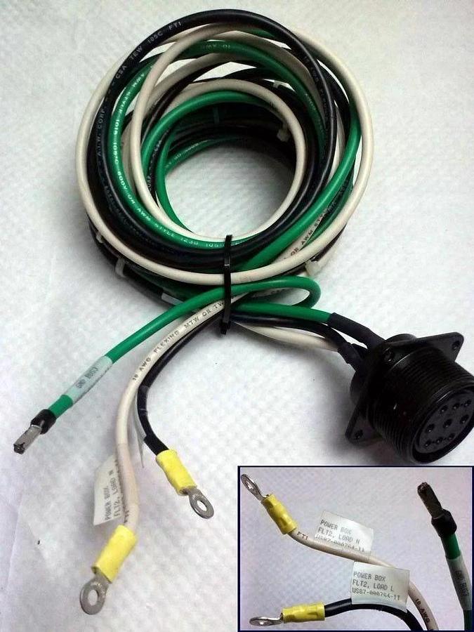 Used TEL Tokyo Electron US87-000764-11 Power Box Cable Harness, Used