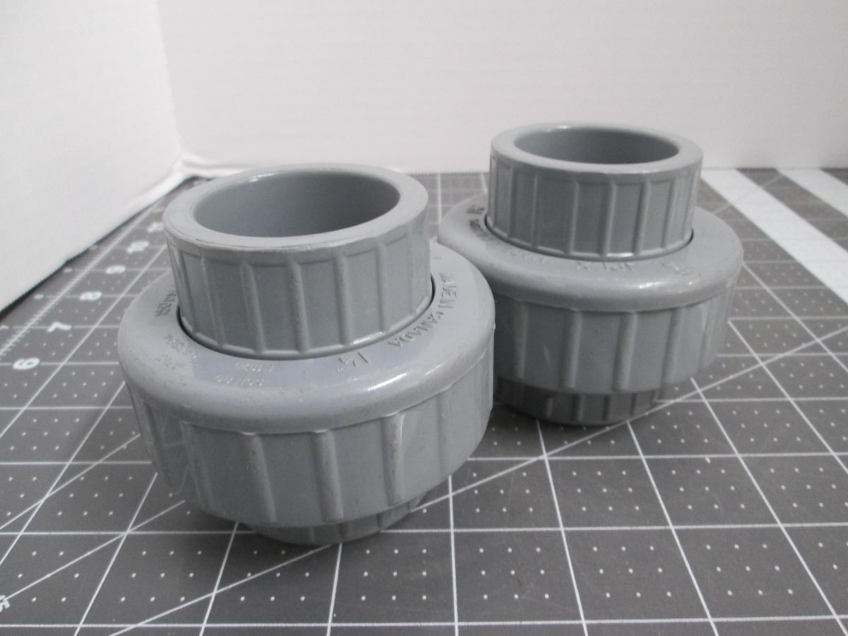 IPEX, 059574, 1-1/4" CPVC Schedule 80 Socket x Socket Union Lot 2 New