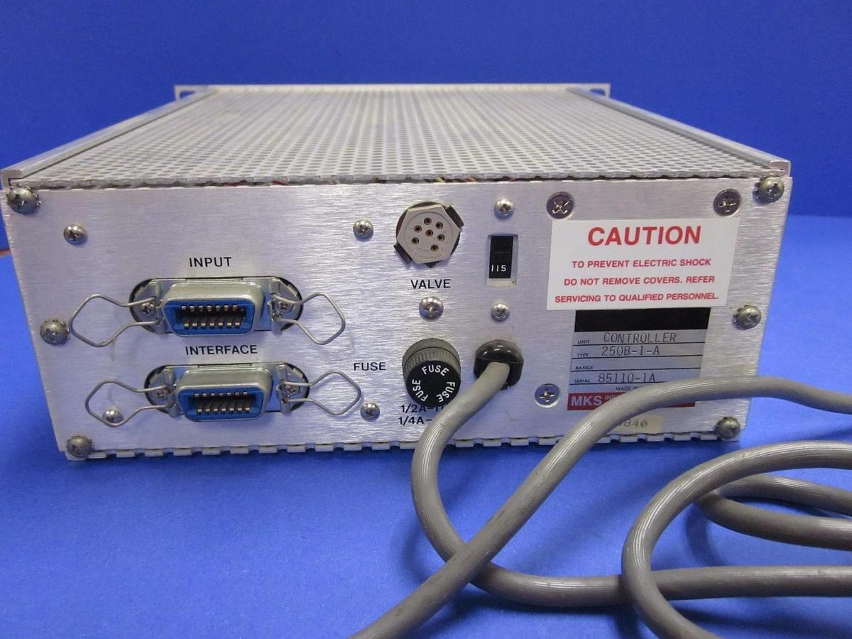 Used MKS Type 250B Controller, 250B-1-A, 10-0-10 % Full Scale