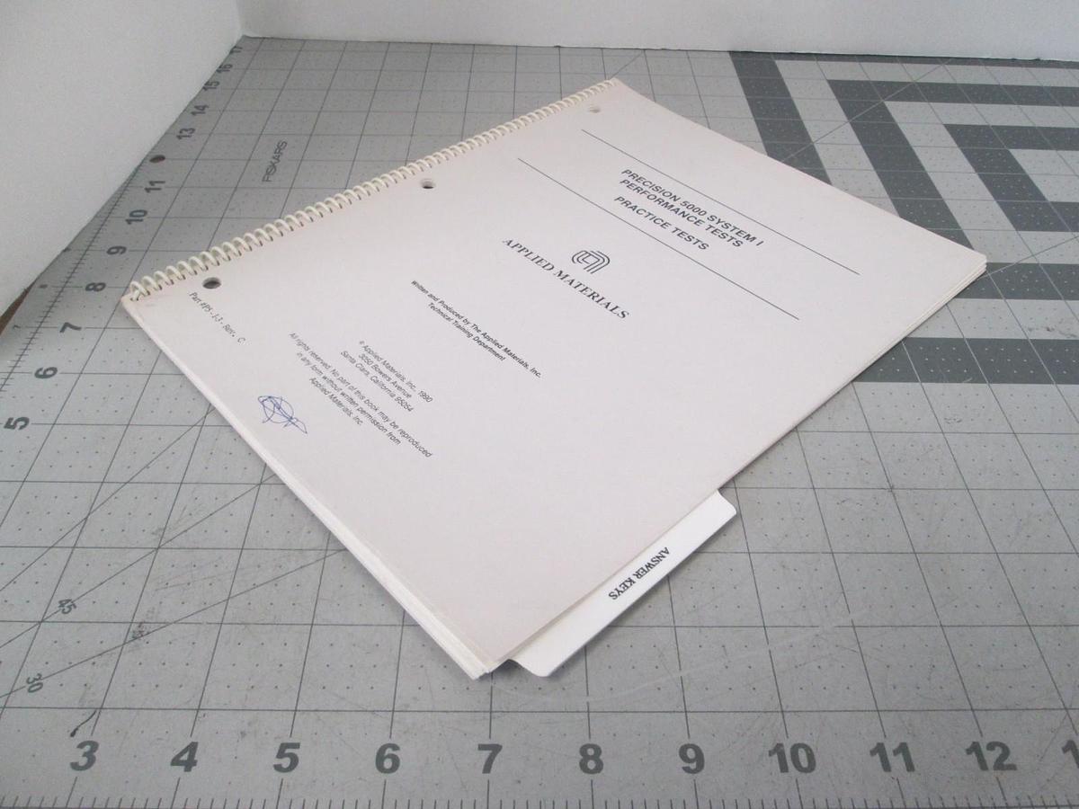 Used AMAT, Precision 5000 System, Performance Tests and Practice Tests, Used