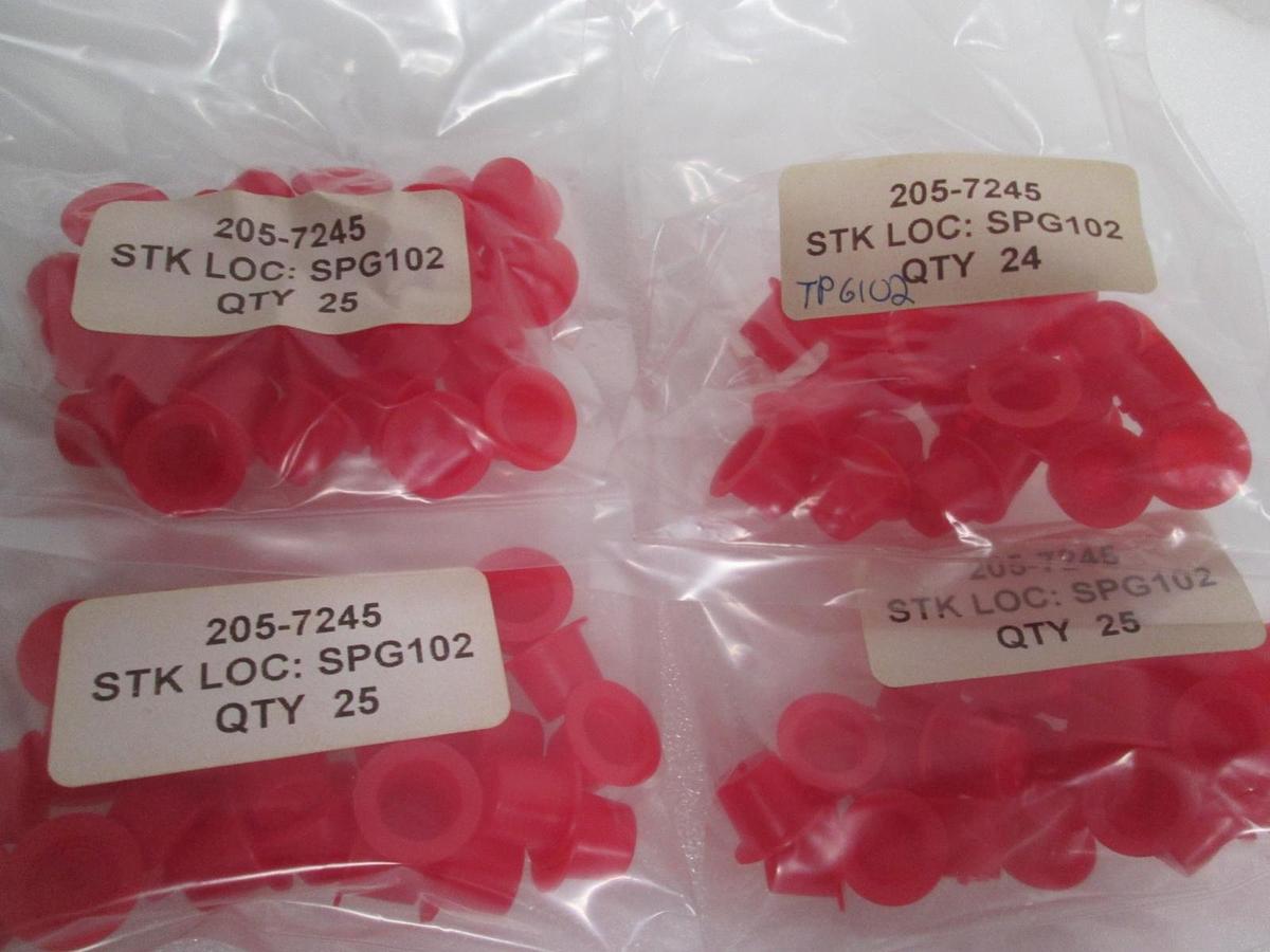 Used Red Cap, 205-7245, New, Lot of 99