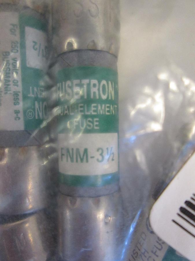 Littlefuse Fusetron FNM-3 1/2 Fuse, Lot 9, New