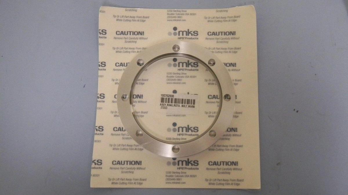 MKS HPS 100762808 Rotatable Bolt Ring, NW80, 8 Bolt, Almuminum NIP - LOT of 2