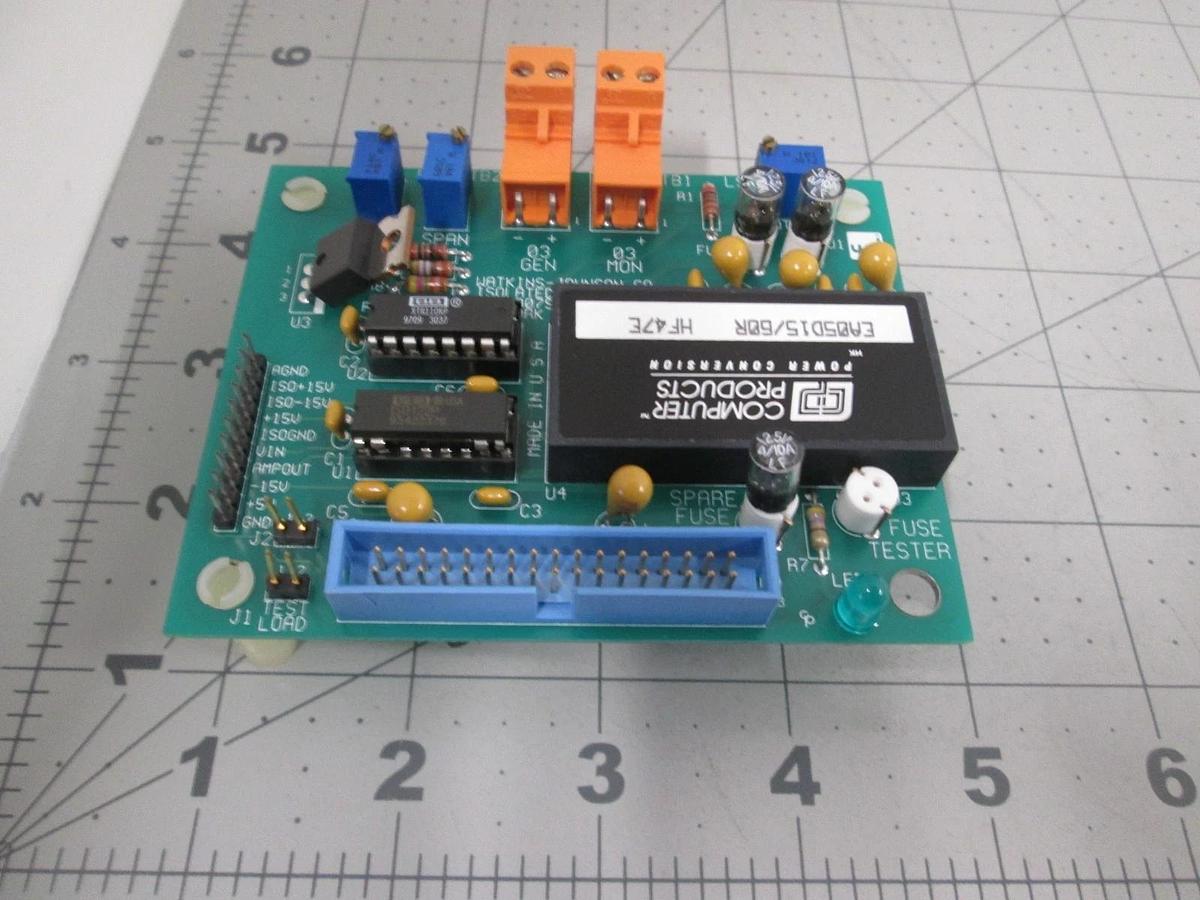 Watkins Johnson, 907960-001R, Isolated Interface PCB Assy, New