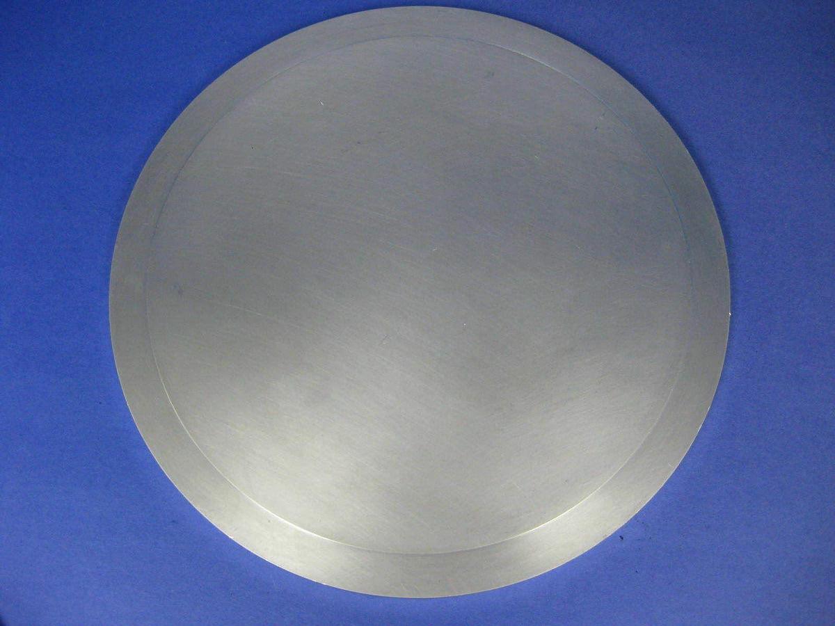 Used TEL Tokyo Electron CVD Flange Leak Check Plate, 10 inch seal surface, Used
