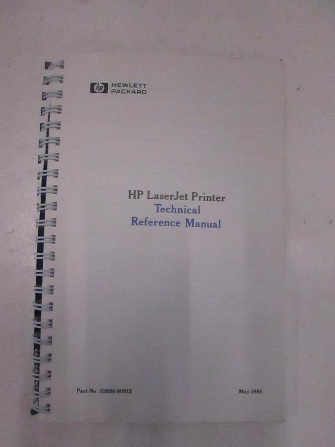 Used HP Model 2686A LaserJet Printer Technical Reference Manual, Used