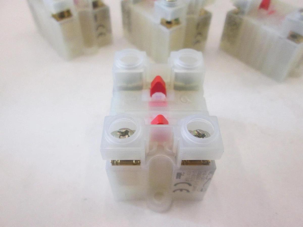 Used Idec, HW-S01, Single Pole Contact Block, Used, Lot of 5