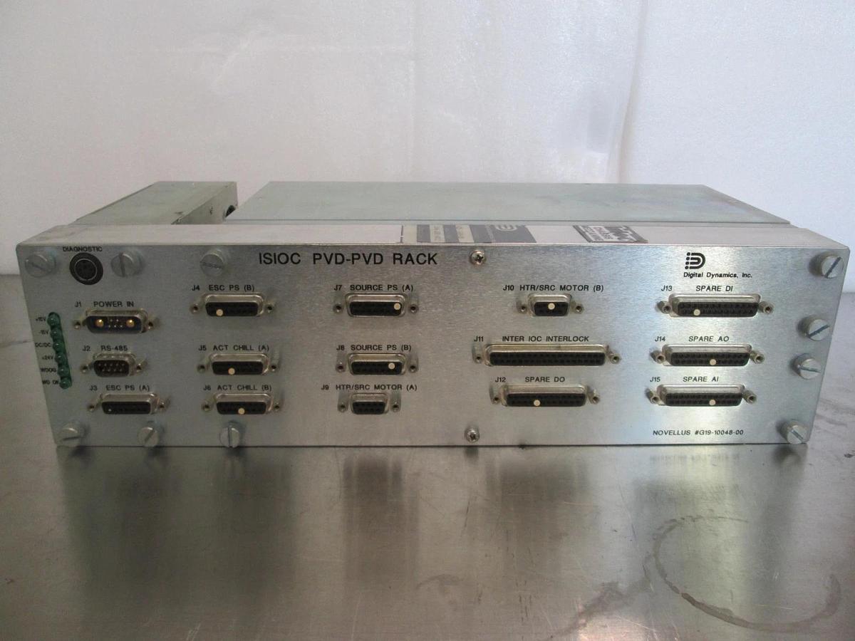 Used Digital Dynamics, ISIOC PVD-PVD RACK, G19-10048-00, Used