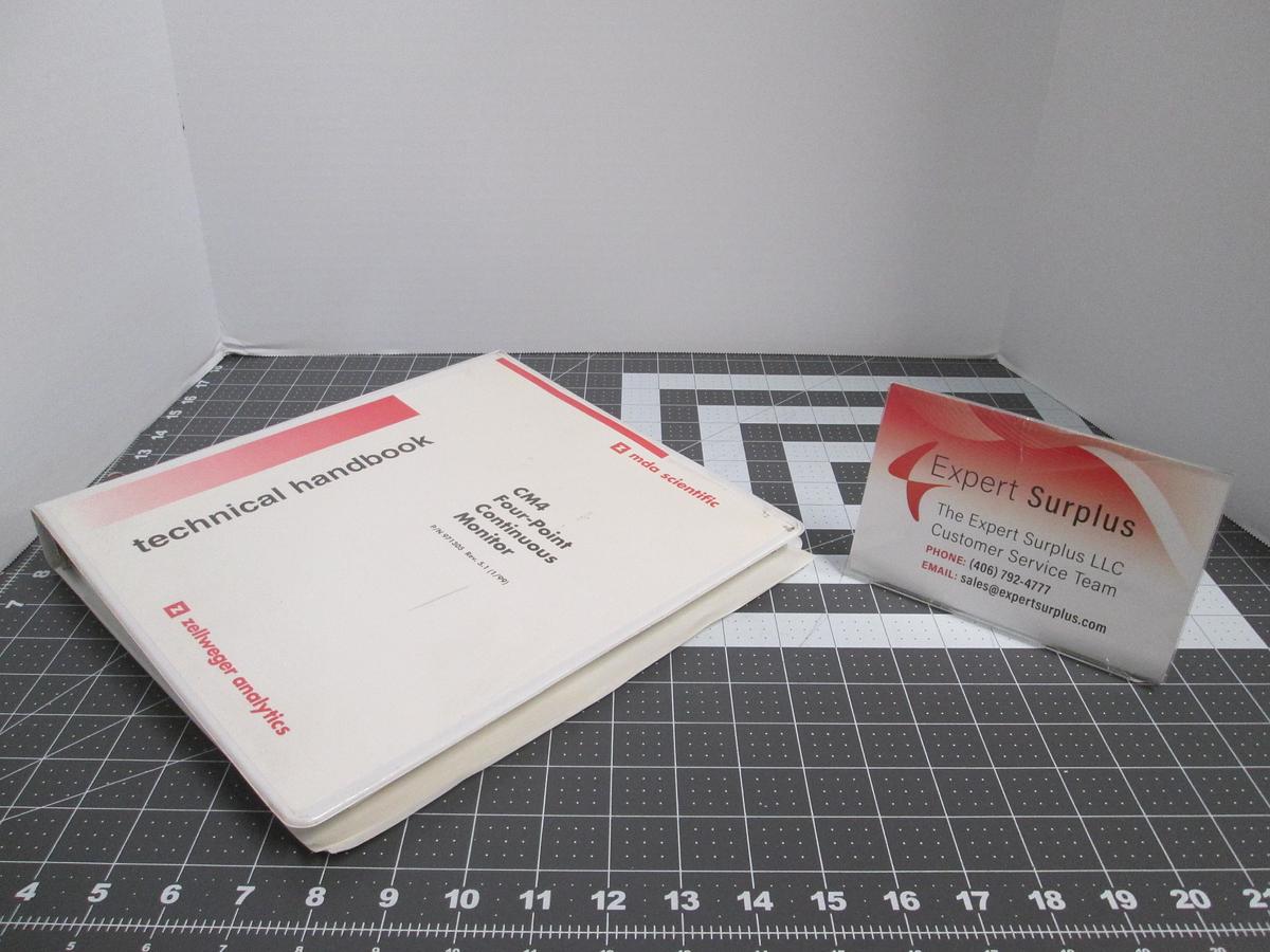 Used Zellweger Analytics, CM4 Four-Points Continuous Monitor Tech Manual 971305